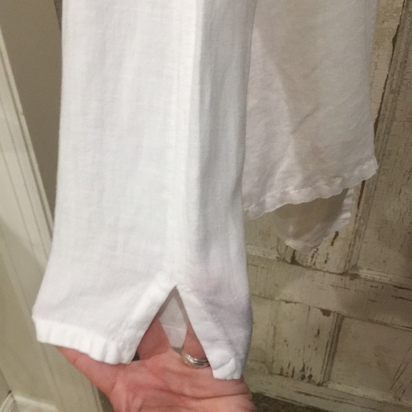 BANANA REPUBLIC Small 100% Linen Small Button Up - Picture 4 of 5